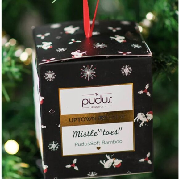 Pudus Mistle"toes" Sock Ornament (M/L) - Picture 3 of 5